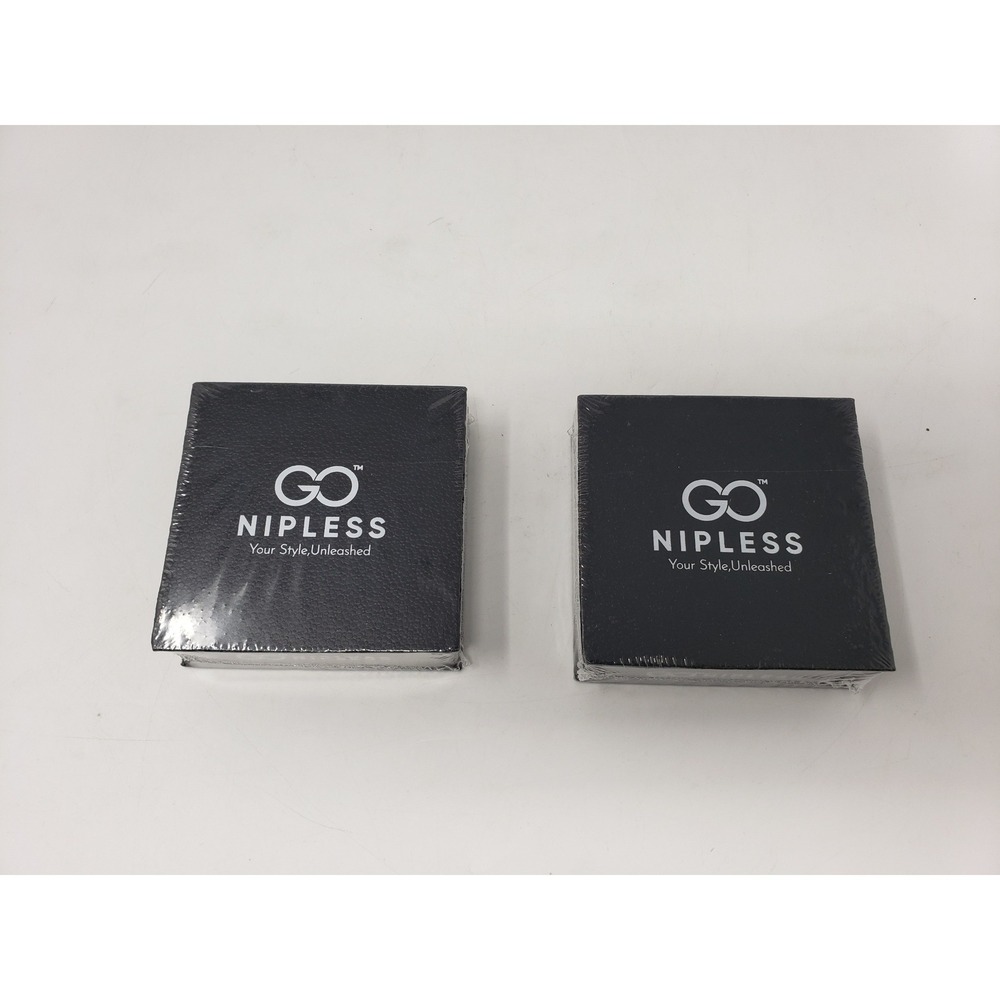 Go Nipless Silicone Nipple Covers Sticky Gel Pasties New Sealed Black Box